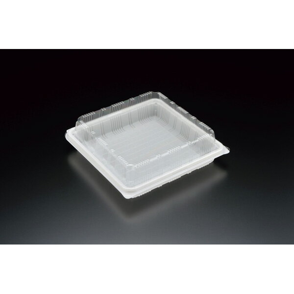 【ケース販売】アップルパイ容器　ユニコン　LS－角7（盛）　W（1ケース/300枚入）4525911510050