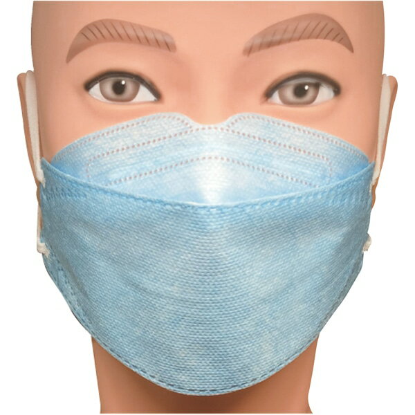 【ケース販売】コンフォート立体マスク 快 ブルー 1箱50枚入（1ケース/60箱入）4582465667821