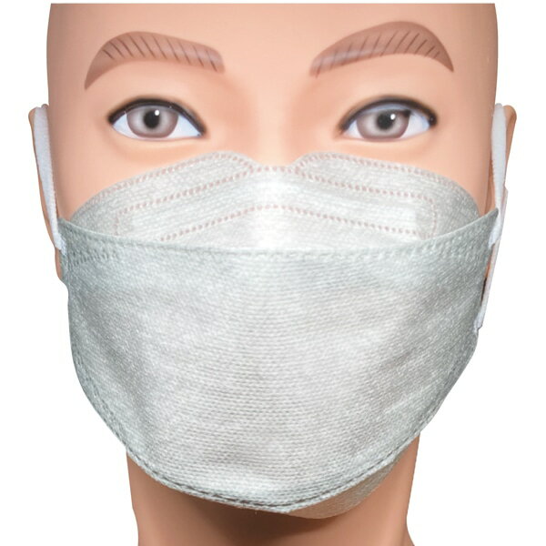 【ケース販売】コンフォート立体マスク 快 グレー 1箱50枚入（1ケース/60箱入）4582465667838