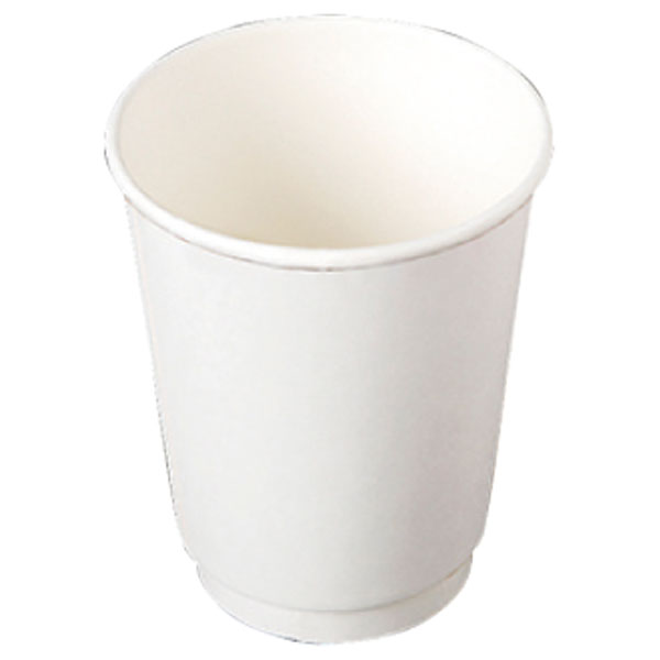 Paper Cups - 【バラ販売】二重断熱 紙コップ KMJ－360 ホワイト（1袋/25入）4580319657295