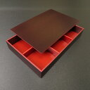 【ケース販売】高級弁当容器 夢御膳 墨柾 6色 共蓋付(1ケース/80セット入)20001780
