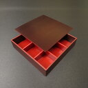 【ケース販売】高級弁当容器 夢御膳 墨柾 9色 共蓋付(1ケース/120セット入)20003937