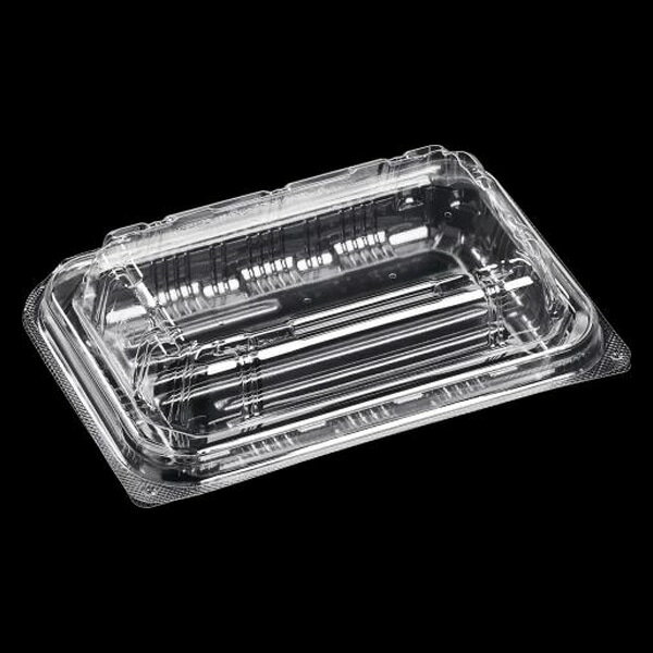 【ケース販売】折蓋式篏合フードパック　OSA18－12（46）　穴有　エコ（1ケース/900枚入）4549379366936