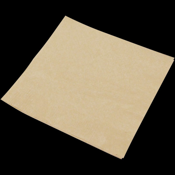 【バラ販売】4折ナプキン　未晒無地　250角（1袋/125枚入）4515739511742