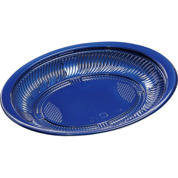 Rakuten - 【バラ販売】洋食容器　MSD－ランチ70　本体　Mブルー（1袋/50枚入）4549379686515