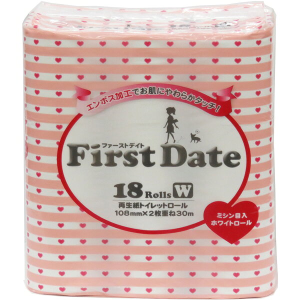 Rakuten - 【まとめ買い大特価】トイレットペーパー　ファーストデート18RW（1ケース/6袋入）×2ケース　1132642
