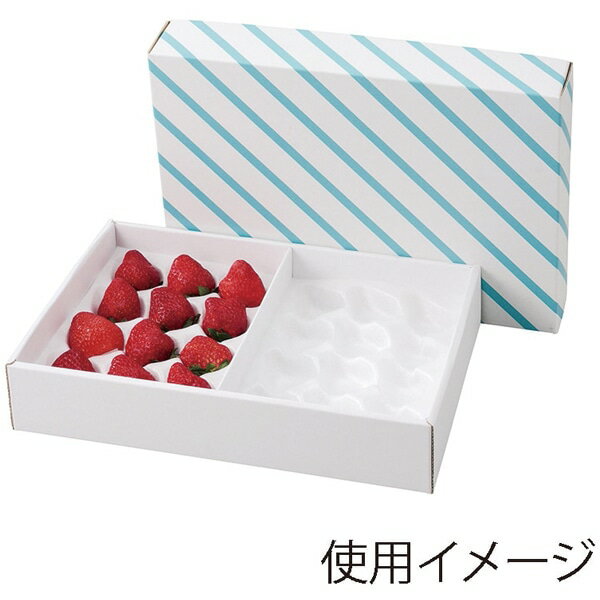 樂天商城 - 【ケース販売】いちご用ギフト箱　L－2251　イチゴクッション2P　カブセ箱（1ケース/50セット入）4525241214543