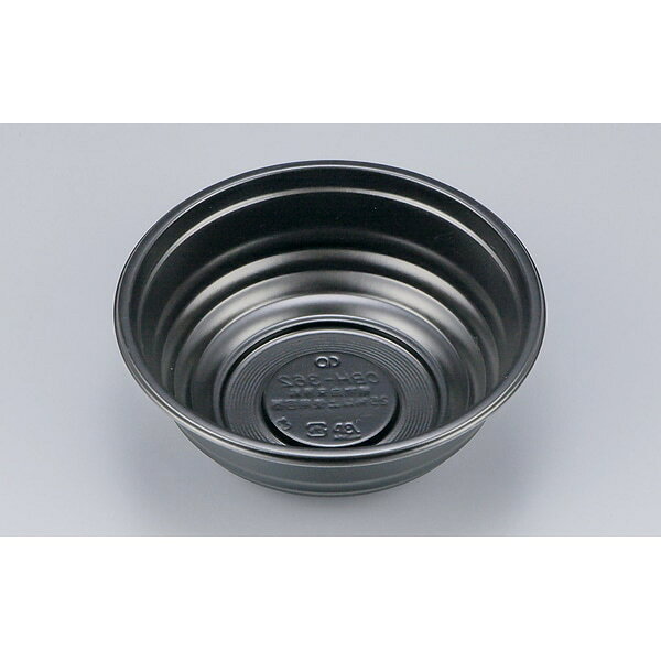 Rakuten - 【ケース販売】環境配慮型商品　丼容器　CBH－362　黒本体（1ケース/800枚入）4935168413552