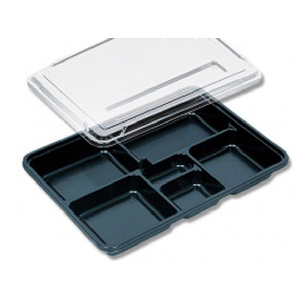 【ケース販売】仕出し容器　KP－170　阿波　透明蓋付（1ケース/200枚入）4977017224551