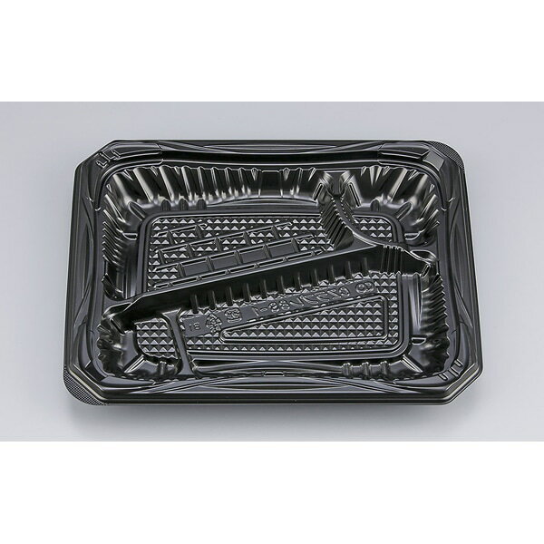 Rakuten - 【ケース販売】弁当容器　CZラプレ8S－1　BS黒本体（1ケース/600枚入）4935168385125