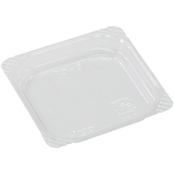 【バラ販売】中仕切　70－8　蓋（1袋/100枚入）4537430420284 専用の中敷カップをご用意しました。取り外し可能なカップを使用することで、盛付の作業性が上がります。 【商品説明】 【規格内容】幅50×奥行50×高さ1mm【色】透明【柄】柄無【販売形態】蓋のみ【形状】内嵌合蓋【材質】PET【補足1】蓋／内嵌合蓋、レンジOK【商品特徴】専用の中敷カップをご用意しました。取り外し可能なカップを使用することで、盛付の作業性が上がります。汁漏れしにくい内嵌合蓋なので、味移りの心配もありません。商品スペック※カップ・蓋それぞれパーツ別での納品となります。 1