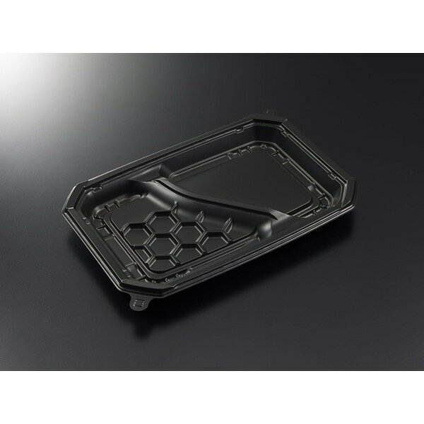【ケース販売】シンプル弁当　CTロックス25－17　2S　BK　身（1ケース/800枚入）4945965021218 作業性を極めた多機能弁当。 【商品説明】 【規格内容】幅245×奥行165×高さ24mm【材質】CT【色】黒【柄】柄無【商品特徴】作業性を極めた多機能弁当。パチンと閉まる蓋で作業性UP＆開けやすい本体のつまみ形状。六角形の底面は具材の転がりを防ぎ、立体的に盛り付け可能。商品スペック本体のみ。※蓋は別売り。耐熱温度130℃／電子レンジ対応 1