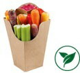 紙容器SDGs クラフトカートンディップコーナー付 500個 (50個×10袋) Colpac(コールパック) 紙製食品容器