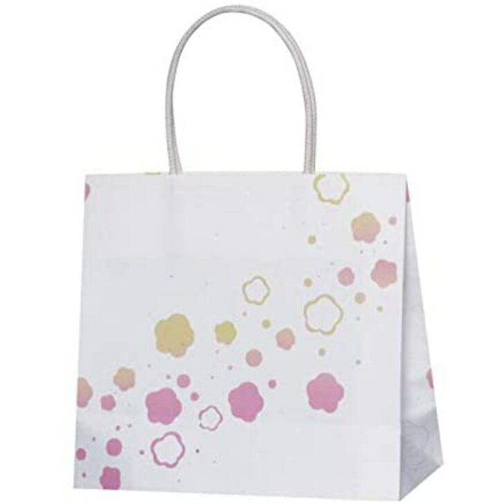 「ケース販売】パックタケヤマ 手提袋 ST 東北コットン ワタウメ 10枚×10包 XZT68802