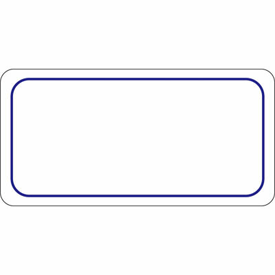 賞味期限・消費期限シール（ラベル）A－0724 青枠のみ（1冊/1000枚入）【規格内容】幅20×長さ40mm