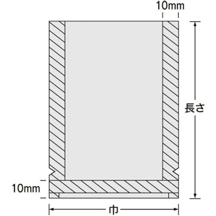 PACKGARAGEの【バラ販売】ナイロンポリ　TLタイプ　18－30（1袋/100枚入）4977017025288｜アングル2