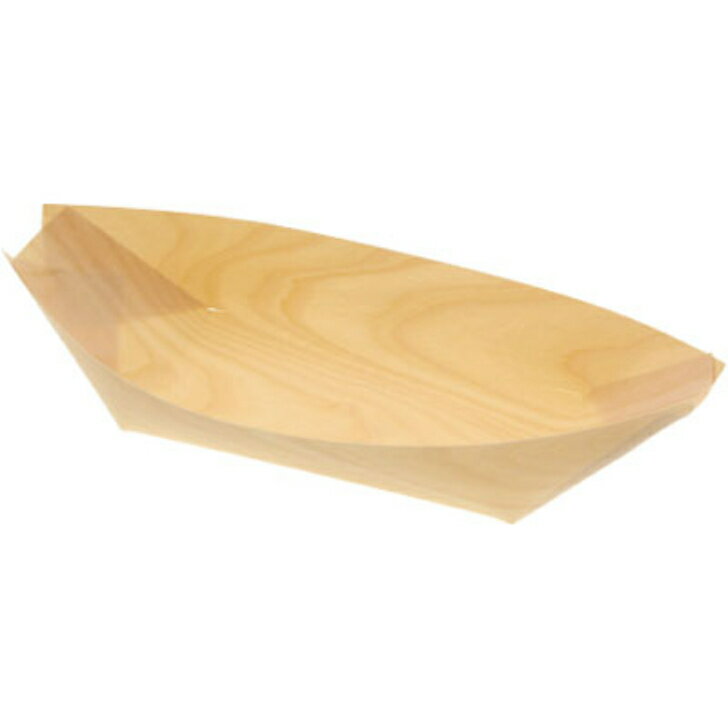 スワン 白樺舟皿 9寸（1袋/100枚入）幅240×奥行120×高さ49mm Y014941