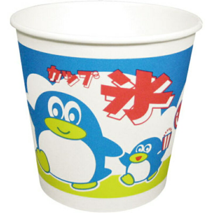 【ケース販売】かき氷カップ　SM−400PP　アベペンギン（1ケース/1500個入）