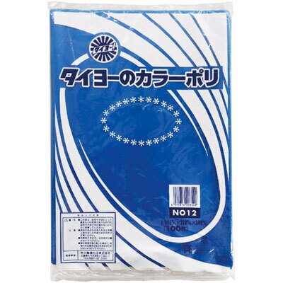 Rakuten - タイヨーのカラーポリ＃12　ブルー　1袋（100枚入）