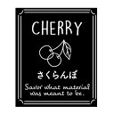 透明テイスティシール さくらんぼ(1袋/200枚入) 幅25×長さ30MM