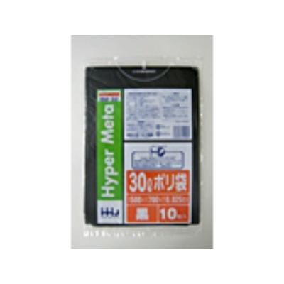 【10枚】30L ポリ袋 BM32 （黒） LLDPE 0.025mm HHJ 業務用 ゴミ袋 10枚入