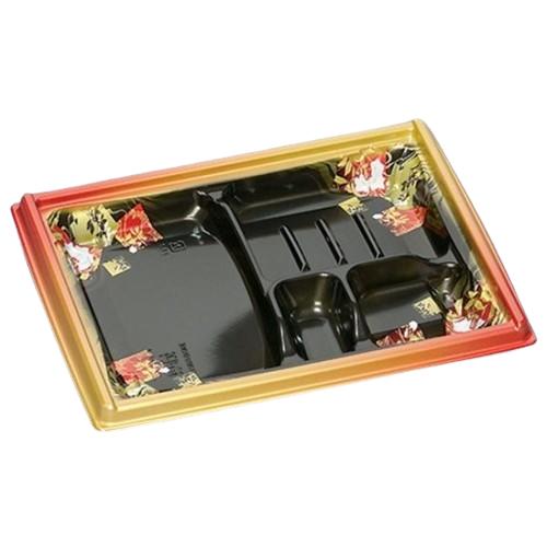 Rakuten - 【800枚】箱膳 23-18-1H 山水 本体 福助工業 使い捨て 業務用 弁当箱 テイクアウト お持ち帰り 弁当容器 （本体のみ）800枚入
