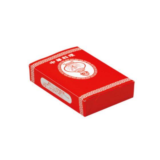 【500枚】中華 レンジ折箱（小） 中面白 サンパック紙業 使い捨て 弁当容器 中華料理 惣菜 耐水 耐油 ..