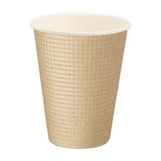 【1250個】SMP-340E-2 クラフト （340ml） 断熱性 エンボス 東罐興業 使い捨て 業務用 カップ 耐熱 紙コップ （本体のみ）1250個入 送料無料