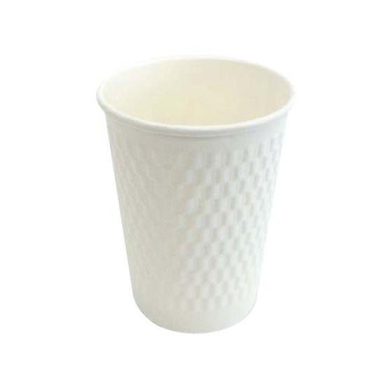 【1000個・本体と蓋セット】KMW-240 ホワイト + 共通フタ 80リッド PS 白（満杯容量 260ml） ケーピープラテック KMコップ 業務用 耐熱 紙コップ 各1000個入