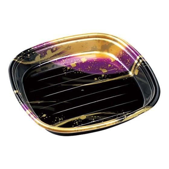 樂天商城 - 【10枚】新角桶3人P（V） 本体 絵巻 エフピコ 使い捨て 業務用 弁当 惣菜 仕出し オードブル 鮨 皿 寿司桶 容器 （本体のみ） 10枚入