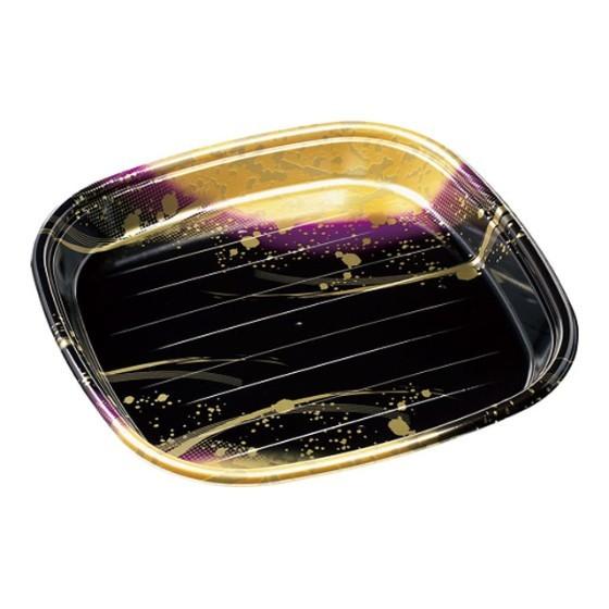 樂天商城 - 【10枚】新角桶4人P（V） 本体 絵巻 エフピコ 使い捨て 業務用 弁当 惣菜 仕出し オードブル 鮨 皿 寿司桶 容器 （本体のみ） 10枚入