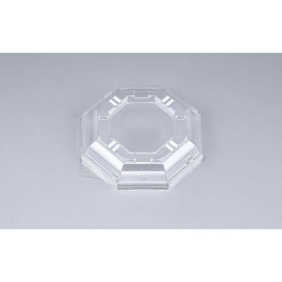 【50枚】COPNアクア八角11 嵌合蓋 シーピー化成 使い捨て 業務用 果物 フルーツ 惣菜容器 （フタのみ）..