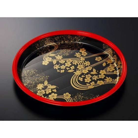Rakuten - 【80枚】HS桶 M400 花泉-BK 身L 寿司桶 中央化学 使い捨て 寿司容器 プラスチック 丸 桶　（本体のみ）80枚入