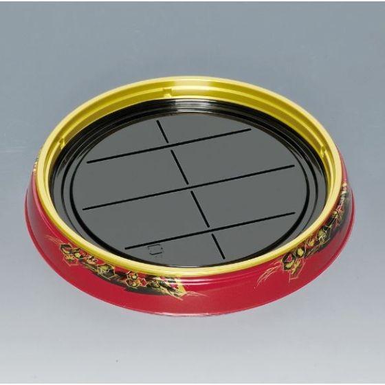 【10枚×5】新丸桶 20H(S) 金桜華 本体 福助工業 寿司桶 使い捨て 寿司容器 プラスチック ハカマ 桶 （本体のみ）50枚入