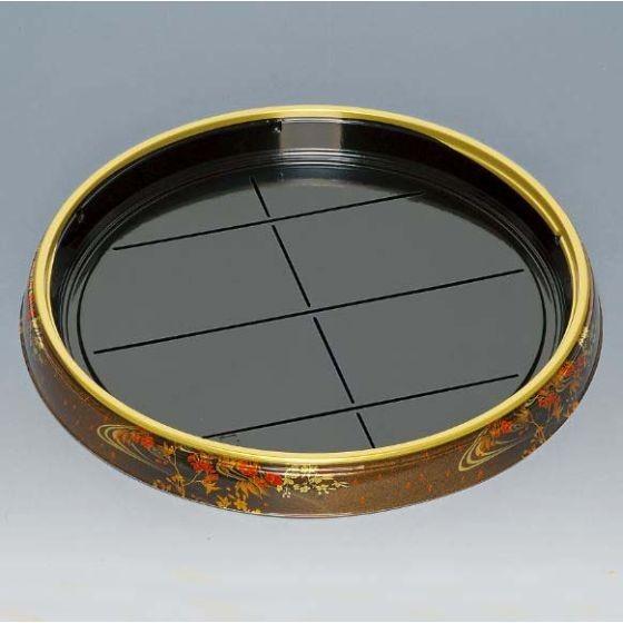 【100枚】新丸桶 40H 金桜華 本体 福助工業 寿司桶 使い捨て 寿司容器 プラスチック ハカマ 桶 （本体のみ）100枚入