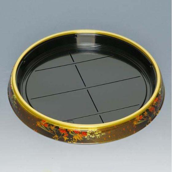 【120枚】新丸桶 30H 金桜華 本体 福助工業 寿司桶 使い捨て 寿司容器 プラスチック ハカマ 桶 （本体のみ）120枚入