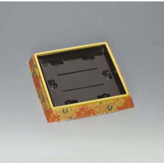 樂天商城 - 【240枚】新角桶 10H 流華赤 本体 福助工業 寿司桶 使い捨て 寿司容器 プラスチック ハカマ 桶　（本体のみ）240枚入