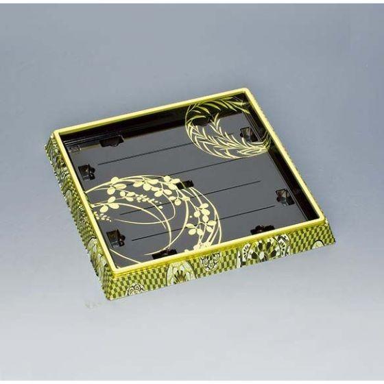 【10枚】新角桶 30H 御所車 本体 福助工業 寿司桶 使い捨て 寿司容器 プラスチック ハカマ 桶　（本体..