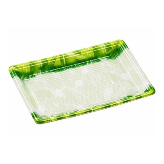 Rakuten - 【50枚】もり-110（V1）本体 静香グリーン エフピコ 使い捨て 業務用 弁当 惣菜 仕出し 握り寿司 鮨 皿 寿司容器 （本体のみ） 50枚入