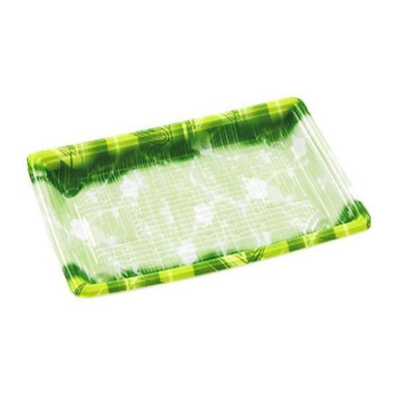 樂天商城 - 【50枚】もり-108 本体 静香グリーン エフピコ 使い捨て 業務用 弁当 惣菜 仕出し 握り寿司 鮨 皿 寿司容器 （本体のみ） 50枚入