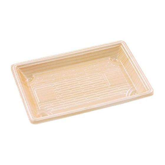 樂天商城 - 【50枚】もり-108 本体 秋田杉 エフピコ 使い捨て 業務用 弁当 惣菜 仕出し 握り寿司 鮨 皿 寿司容器 （本体のみ） 50枚入