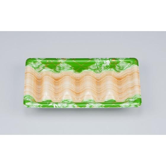 樂天商城 - 【50枚】SF和角巻段19-10 花板緑本体（細巻カット2本分） シーピー化成 使い捨て 弁当 惣菜 恵方巻 鮨 太巻き 巻き寿司容器　（本体のみ）50枚入