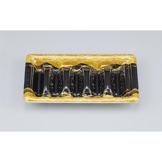 樂天商城 - 【50枚】SF和角巻段19-10 菱蒔絵本体（細巻カット2本分） シーピー化成 使い捨て 弁当 惣菜 恵方巻 鮨 太巻き 巻き寿司容器　（本体のみ）50枚入