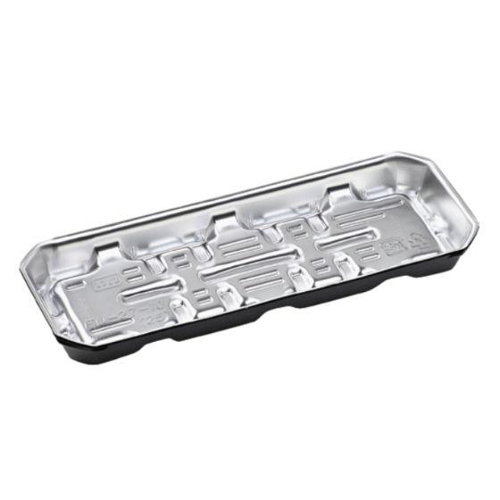 樂天商城 - 【50枚】FU-27-10（25） デラックス黒 エフピコ 使い捨て 業務用 容器 食品トレー スーパー 鰻 うなぎトレー 50枚入
