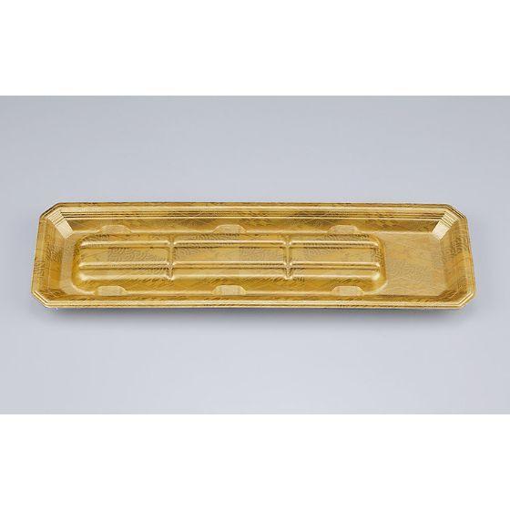 樂天商城 - 【50枚】新匠-ウナギ33-10 真田金 （うなぎトレー） 333×100×18mm PSP シーピー化成 使い捨て 食品 トレー 包装容器 食品トレイ　50枚入