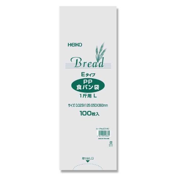 【100枚】HEIKO PP食パン袋 1斤用L （E