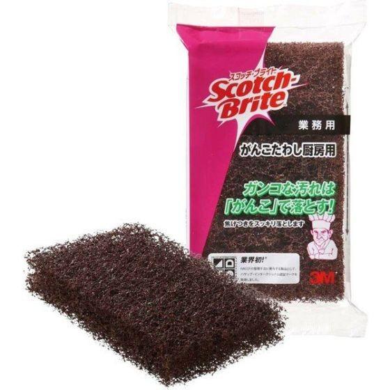 【1個】スコッチ・ブライト がんこたわし 厨房用 業務用 厨房 キッチン スポンジ たわし　1個入...
