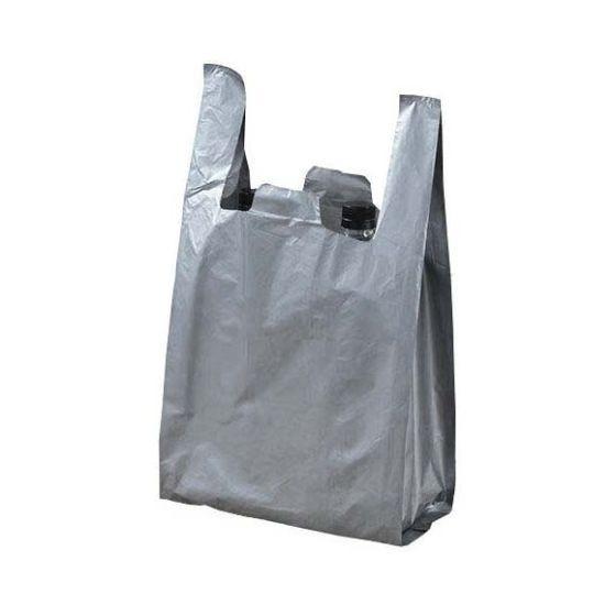 【1500枚】レジ袋 30号 0.02mm厚 シルバー TC40 ブロック付き レジ袋 ビニール袋 ポリ袋 手提げ袋　1500枚入（地域限定 送料無料）