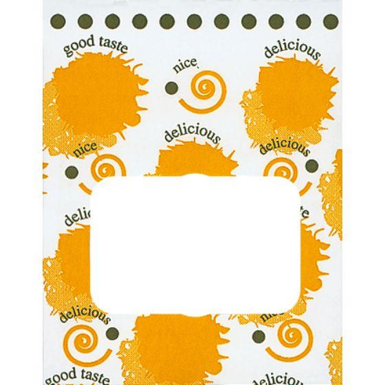 【2000枚】ルックバッグ No.4S フライド （巾130×高さ165×マチ80mm） 福助工業 窓付き 角底袋 紙袋 2000枚入（1ケース 送料無料）