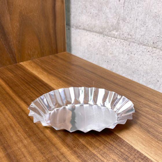 【500枚】30μ 厚手 小判D 合紙ナシ （80×45×H20） フジ アルミケース 丸型 業務用 焼き菓子 洋菓子 ベ..